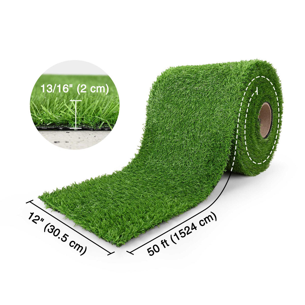 Yescom Outdoor Pet Turf Rolls for Dog Daycare Facility 13/16"H